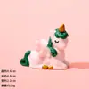 Artesanato de Resina de Unicórnio de Novo Produto Transfronteiriço Criativo Armário de Exibição Doméstico Decoração de Mesa de Escritório Ornamentos de Entrada