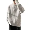 Nuevo suéter de punto de manga larga con cuello redondo y media cremallera, estilo lujo ligero old money para hombre, prendas de punto de manga larga para hombre, cárdigan para hombre