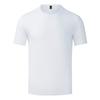 Camiseta Deportiva de Algodón Peinado Cuello Redondo Manga Corta Lycra de Algodón Uniforme Escolar Camiseta Publicitaria Ropa de Trabajo Impresión de Logo Personalizado