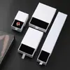 Cajas con Cajón en Stock, Cajas de Papel Kraft, Anillos Negros para Perfume, Cajas para Collares, Cajas de Empaque para Joyería, Cajas Vacías, Hechas a Medida