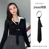 Corbata Rayada Color Café de Alta Inteligencia Estilo Coreano Otoño e Invierno Bufanda Casual Melard Cinturón Versátil Accesorio de Cintura para Mujer
