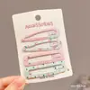 Presilhas de Cabelo Fofas de Desenho Animado para Meninas, Presilhas Bico de Pato com Bolinhas, Presilhas Laterais, Presilhas para Franja, Presilhas de Barraca de Atacado de Yiwu