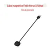 Adequado para Cabo de Carregamento de Smartwatch Fitbit Versa3 Versa4/Sense1/2 Base Magnética Cabo de Dados