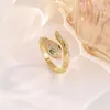 Anel Popular Exquisito Pedra Branca Super Brilhante Nicho Luxo Leve Personalizado Feminino Aberto Ajustável Conjunto de Anéis de Alta Qualidade