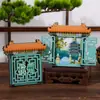 Imán de Nevera Metálico de la Ciudad de Hangzhou Área Escénica Turística del Lago del Oeste Recuerdo Regalos Culturales y Creativos Imán Magnético para Nevera Personalizado