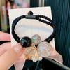 Bonito Cabelo Corda Headwear Anel de Cabelo das Mulheres Super Fada Coreano-estilo ins Internet Celebrity Girl's Tie Hair Band Headband Dual-use Pulseira