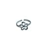 Anillo de Plata de Ley S925 con Diseño de Nicho Estilo Blogger Ins Coreano Anillo Abierto Combinación