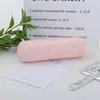 Bolsa de maquillaje para almohada de terciopelo para aliviar el estrés, bolsa de almacenamiento de artículos de tocador de gran capacidad para viajes, bolsa de almacenamiento de alta gama para niñas
