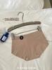 [Lujo ligero y sencillo] Ropa interior sin costuras para niña, estilo INS, 7A, seda morera, cómoda, alta elasticidad, cintura media, para mujer