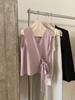 Conjunto de Roupa de Verão Coreana Dongdaemun Simples Elegante de Alta Qualidade com Regata de Alça Decote V para Mulheres + Calça de Cintura Alta com Efeito Emagrecedor de Perna Larga