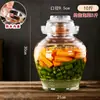Frasco de Col encurtida de Sichuan Frasco de Vidrio Doméstico Antiguo Frasco Sellado Frasco de Verduras encurtidas Frasco de Fermentación de Chucrut Olla para Verduras encurtidas