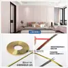 Tela de pared belleza costura tira borde tira fondo pared papel tapiz autoadhesivo espejo gabinete marco borde cubierto líneas decorativas