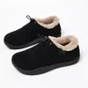 Zapatos de media zapatilla Kenbo para mujer con forro polar transfronterizos, nuevos zapatos casuales versátiles para otoño/invierno 2026, zapatos de slip-on para el trabajo para mujer