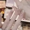 [Ojos de Gato Persiguiendo la Luz] Manicura Portátil Oval Avanzada Suave Uñas Casuales Parche de Uñas Nude Extraíble