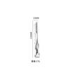 Pinza de hielo de acero inoxidable, antideslizante, para granos de hielo, para dulces y frutas, para ingredientes de cocina, para alimentos.