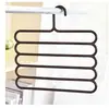 Organizador de Perchas de Ropa de 5 Niveles, Estante de Almacenamiento Multicapa para Bufandas, Corbatas y Cinturones, Perchero Plegable para Pantalones para Armario