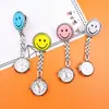 Relógio de Enfermagem com Ponteiro de Rosto Sorridente para Estudantes Masculinos e Femininos Relógio de Bolso para Exames Retro Luminoso Moda Relógio de Pendurar Relógio Eletrônico Feminino