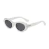 Gafas de Sol Retro Sexy de Estilo Ovalado Europeo y Americano para Caras Redondas, Adelgazantes, Sombrilla de Vacaciones de Alta Gama, Gafas de Sol Modernas