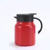 Bule inteligente de aço inoxidável 316 para cozinhar com exibição de temperatura, capacidade grande para negócios, cafeteira doméstica com alça, panela térmica