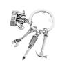 Aleación de Plata Antigua Personalizada Estilo Personalizado Bolsa Metal Llavero Joyería Hombres y Mujeres Simple Aleación Llavero