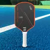 Conjunto de raquete de pickleball pronto para envio transfronteiriço, fibra de carbono T700, acabamento fosco texturizado, equipamento completo