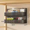 Estante de almacenamiento para dormitorio sin taladro para artículos pequeños y productos de cuidado de la piel, estante de almacenamiento de pared para literas