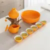 Yuerui Buena Suerte Juego de Té Automático de Viaje Souvenir de Empresa Regalo Práctico Regalo de Año Nuevo