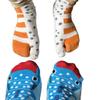 Calcetines de media caña con dedos divididos lindos y divertidos para mujer, Calcetines de pareja con diseño de anguila de flor abstracta, feos y lindos, Calcetines de moda personalizados para mejores amigas