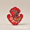 Pingente de Joia Cinnabar Fidelity Pingente de Peixe Dourado Pintado com Areia Vermelha de Alta Qualidade Quatro Elefantes Lótus Nuvens da Sorte Nuvens Traseiras Pingente do Deus da Riqueza Pingente