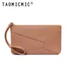 Comércio Exterior Inverno Novo Feminino Jantar Zíper Clutch Grande Capacidade Bolsa para Celular Porta Moedas Cartões Carteira Carteira