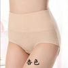 Ropa interior para mujer calzones de cintura alta doble capa para contraer el abdomen y levantar la cadera ropa interior de algodón de color sólido para mujer venta al por mayor de fábrica
