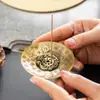 Nuevo Adorno de Aleación Portainciensos para Varillas, Quemador de Incienso Creativo, Soporte para Incienso, Accesorios para Incienso, Bobina de Incienso, Incienso de Sándalo para Uso en el Hogar