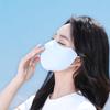 Máscara de Proteção Solar para Mulheres, Anti-UV, Protetor Solar de Verão, Proteção Facial Completa, Estéreo 3D, Sem Marcas, Respirável, Aparência Elegante, Proteção para os Olhos