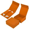 Caja Flip Plegable Magnética de una Pieza con Forma de Libro Caja de Regalo de Negocios Caja Flip de Empaque Personalizada Logo Impreso Personalizado