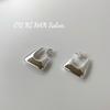 Pendientes Onihan S925 de plata esterlina en forma de U, estilo retro de alta gama, ligeros, de lujo, elegantes y combinables para mujer.