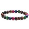 Pulsera transfronteriza de Amazon temu piedra de fuego para hombres y mujeres alto sentido estilo ins punk pulsera joyería pulsera de cuentas