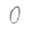 Anel de Casal Mobius com Fio Vermelho Yue Lao em Prata Esterlina S925 Design de Nicho Simples Alto Padrão Presente de Dia dos Namorados