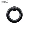 Anillo Meier de acero inoxidable para mujer, piercing de aro para nariz no convencional, anillo de tarjeta de resorte, anillo de bola, aro para nariz, joyería transfronteriza europea y americana
