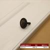 Ferragens de Maçaneta Cerâmica Acessórios Bronze Antigo Cromo Brilhante Roseta Redonda Maçaneta Abóbora Furo Único Acessórios de Maçaneta de Liga