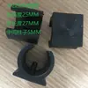 25mm Tapete Branco para Pé de Cadeira Abertura para Tubo Redondo Pé de Plástico Braçadeira de Tubo de Aço Inoxidável Anel para Tubo Redondo Pé