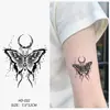 Tatuagem Herbal Borboleta à Prova d'Água Duradoura Tinta Permanente Alta Qualidade Refletiva Adesivo de Braço para Cobrir Cicatrizes Tatuagem Artificial