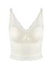 Camisola interior con base de encaje suave, sujetador para mujer, cinturón, almohadilla para el pecho, ropa interior, arnés de encaje puro suave, ropa exterior