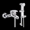 Grifo de Ducha Oculto Todo Cobre Calentador de Agua Juego de Ducha Baño Tina Grifo Triple Válvula Mezcladora Frío y Caliente