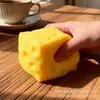 Brinquedo squishy de queijo simulado de 10cm, brinquedo de alívio de estresse de queijo de 6cm/7cm, bola de tofu moldável de rebote lento para desabafar