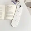 Calcetines Finos de Media Pantorrilla Nuevos Primavera 2026 Calcetines de Cristal con Forma de Corazón para Niña Calcetines de Algodón Puro para Viajes de Primavera para Mujer