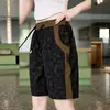 Tendência Nacional de Comércio Exterior Shorts Casuais Masculinos, Verão Fino Seda de Gelo Secagem Rápida Respirável Soltos Shorts Esportivos