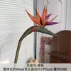Novo Estilo Ave-do-Paraíso Planta de Borracha Macia para Decoração de Casa, Design de Espaço, Flores Artificiais para Casamento Atacado, Flores Artificiais
