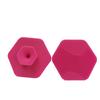 Ventosa hexagonal escova pequena bebê cabelo macio escova de lavagem facial escova de beleza escova de massagem infantil escova de silicone shampoo escova