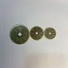 Accesorios de llavero de monedas Shangui de latón de imitación al por mayor del fabricante, monedas antiguas de color rojo cinabrio, colgantes de monedas de cobre Bagua de imitación