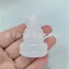 Venta al por mayor de fábrica jade afgano jade blanco loto Guanyin colgante jade blanco grasa de tocino blanco bodhisattva colgante collar de jade